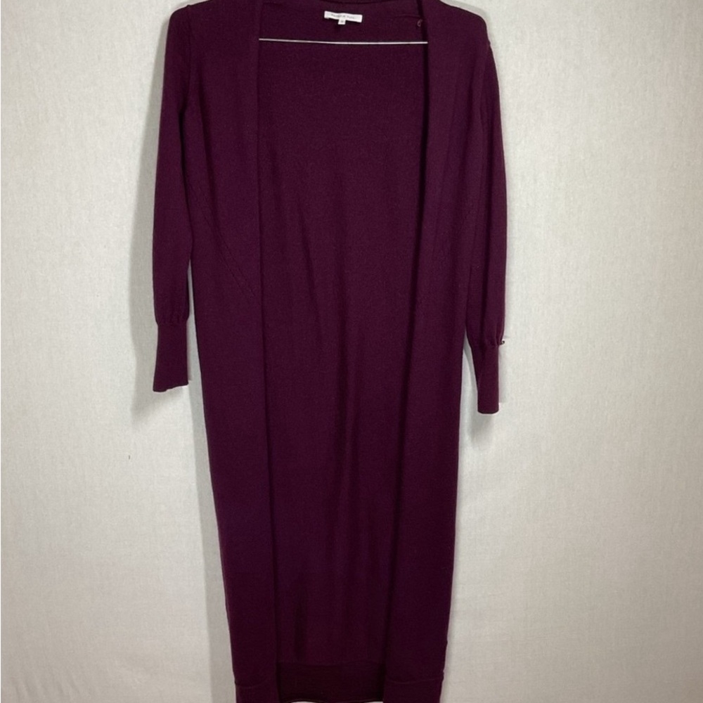 Patrizia Pepe Purple Duster Long Open Cardigan in Size 0